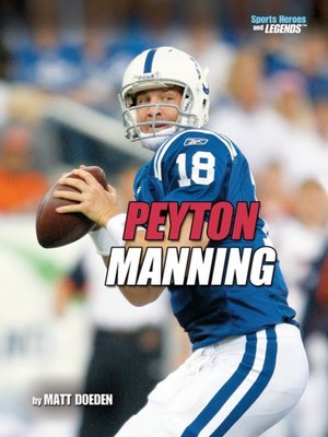 cover image of Peyton Manning